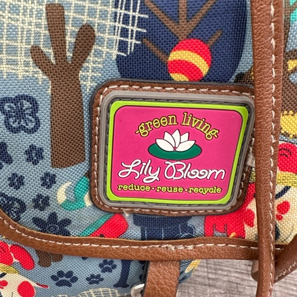 LILY BLOOM colorful unisex nature pet small whimsical lightweight fun backpack - Picture 5 of 15